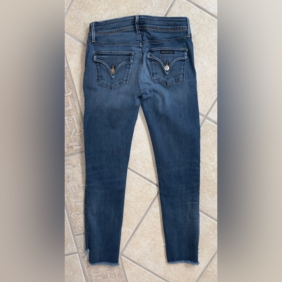 Designer HUDSON boot Cut hem skinny jeans size 27 4 - Picture 5 of 16